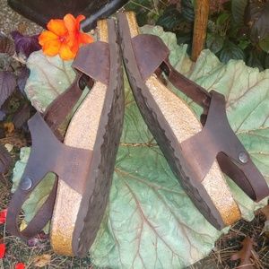 Birkenstocks Odessa 38N Habana Leather